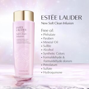 Estée Lauder Soft Clean Infusion Hydrating Skin Essence Face Lotion with Amino Acid + Waterlily, 13.5 fl oz. - Image 2