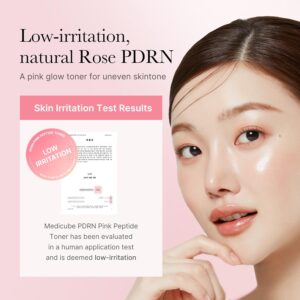 Medicube PDRN Pink Peptide Toner I Pink Glow Toner for Skin Boosting, Soothing and Calming, Uneven Skin Tone, Rose PDRN & Peptide & Niacinamide, Korean Skin Care (250ml / 8.45 fl. oz.) - Image 3