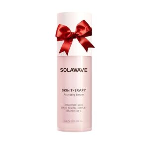 Solawave Wand Skin Therapy Activating Serum | Hyaluronic Acid and Peptides | Enhance Skincare Device Results | Hydrating Microcurrent Galvanic Current | Wrinkle Smoothing - Image 1