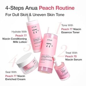 Anua Peach 70 Niacinamide Serum 30ml / brightening hydrating face serum/daily clean beauty (1.01 fl. oz.) - Image 2