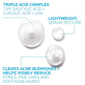 La Roche-Posay Effaclar Salicylic Acid Acne Treatment to Minimize Pores, Clear Acne Blemishes and Post Acne Marks - Image 3