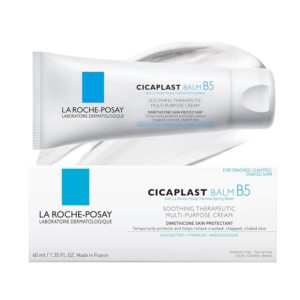 La Roche-Posay Cicaplast Balm B5, Healing Ointment and Soothing Therapeutic Multi Purpose Cream for Dry & Irritated Skin, Body and Hand Balm, Baby Safe, Fragrance Free - Image 1